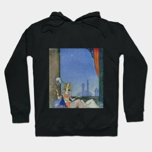 Arabian Scheherazade Illustration Hoodie